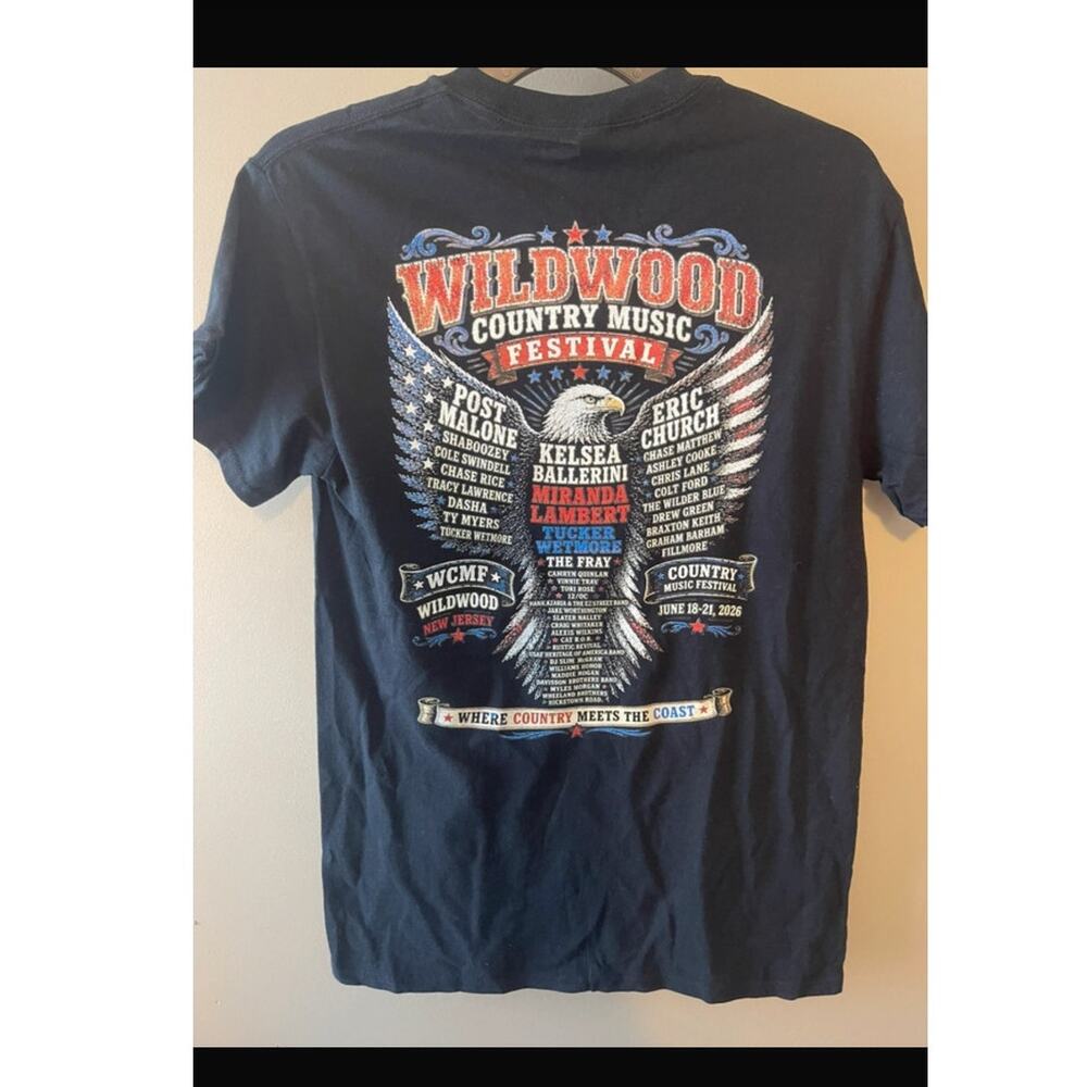 Wildwood NJ 26 Country Music Festival Concert Merch Tee T-Shirt